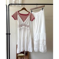made in Italy design midi cami dress