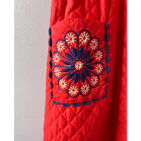 70s quilting  dress