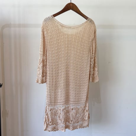 crochet midi dress