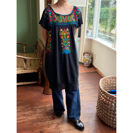 black Mexican dress