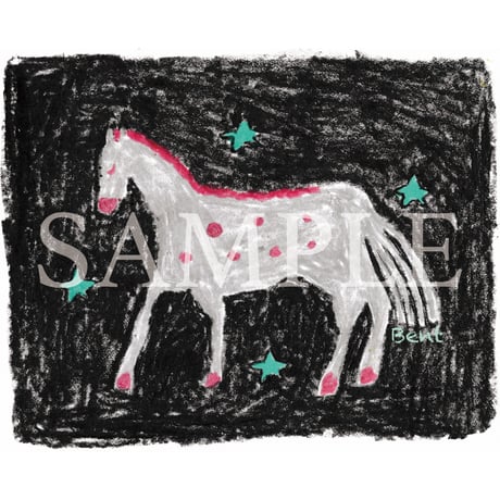 Bent horse tee
