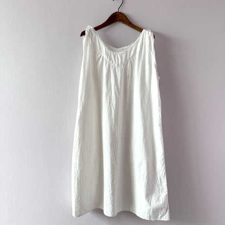 cotton sleeveless long dress