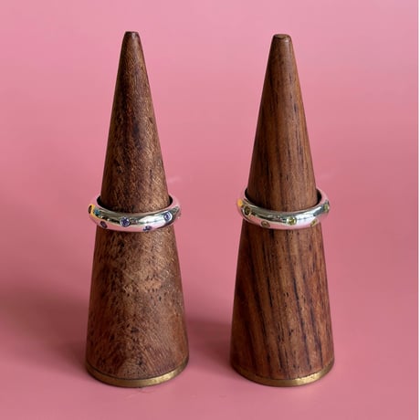 Bent original stone ring