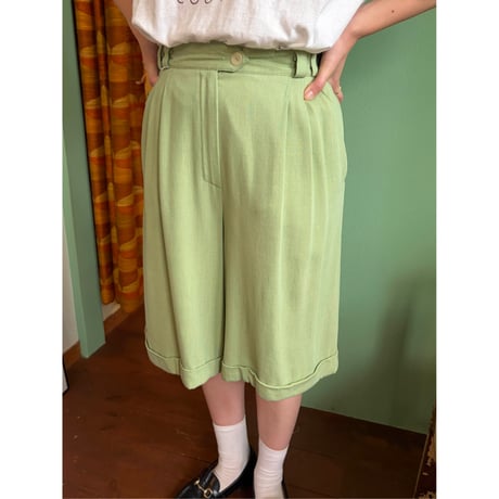 green shorts