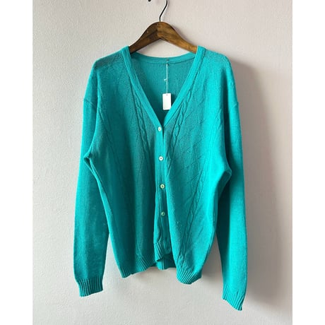 made in Italy turquoise blue cardigan