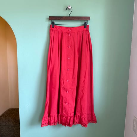 cutwork lace skirt