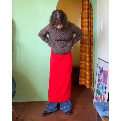 made in USA knit  pencil skirt