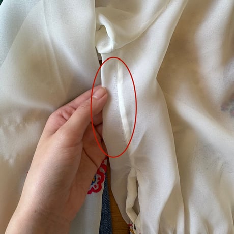 see-through Tyrolean blouse