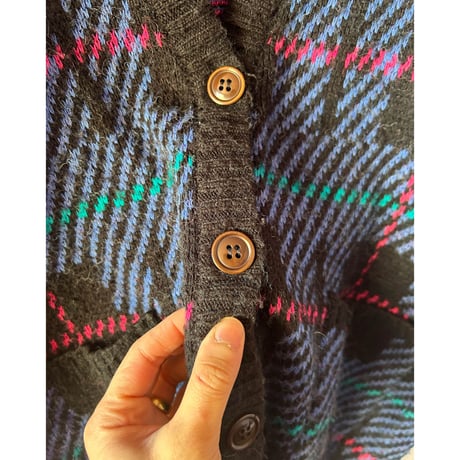design knit cardigan