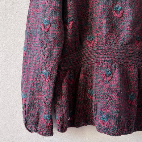 design knit cardigan