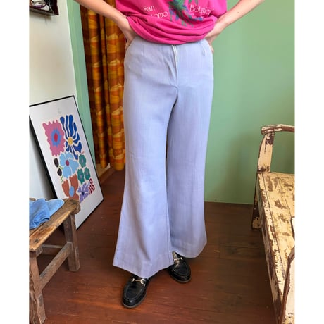cotton flare pants