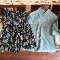 flower pattern shorts