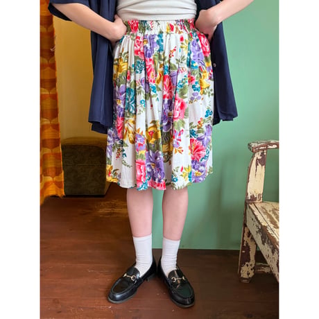 floral pattern shorts