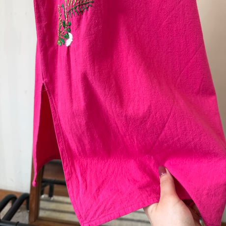 pink Mexican dress