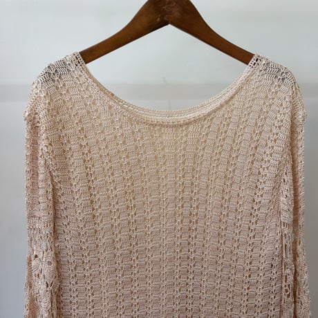crochet midi dress