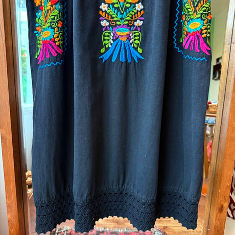 black Mexican dress