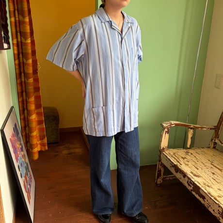 stripe sleeping shirt