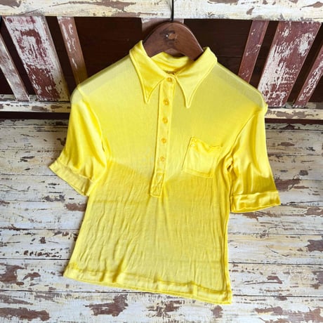 Made in Sweden yellow s/s tops