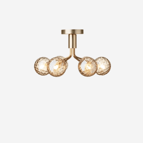NUURA | APIALES 6 CEILING - BRASS OPTIC GOLD
