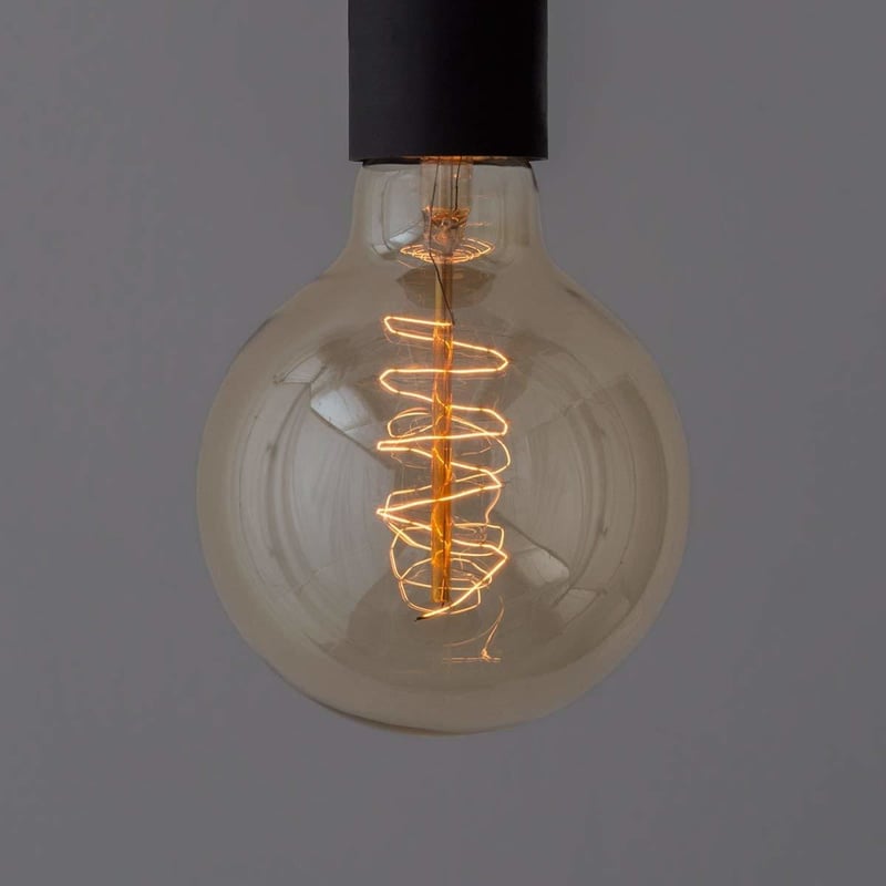 lumiere＊プロフ必読(*´ω`*) EDISON LAMP 5個セット | G95 SPIRAL FAINT YELLOW | L