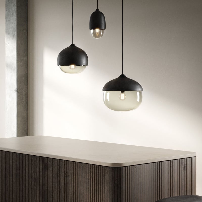 TERHO LAMP(テルホ ランプ) 木製ペンダントライト Mater どんぐりモチーフ！ コロンとしたシルエットがかわいい照明