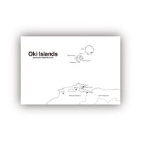 Oki Islands Postcard Type B