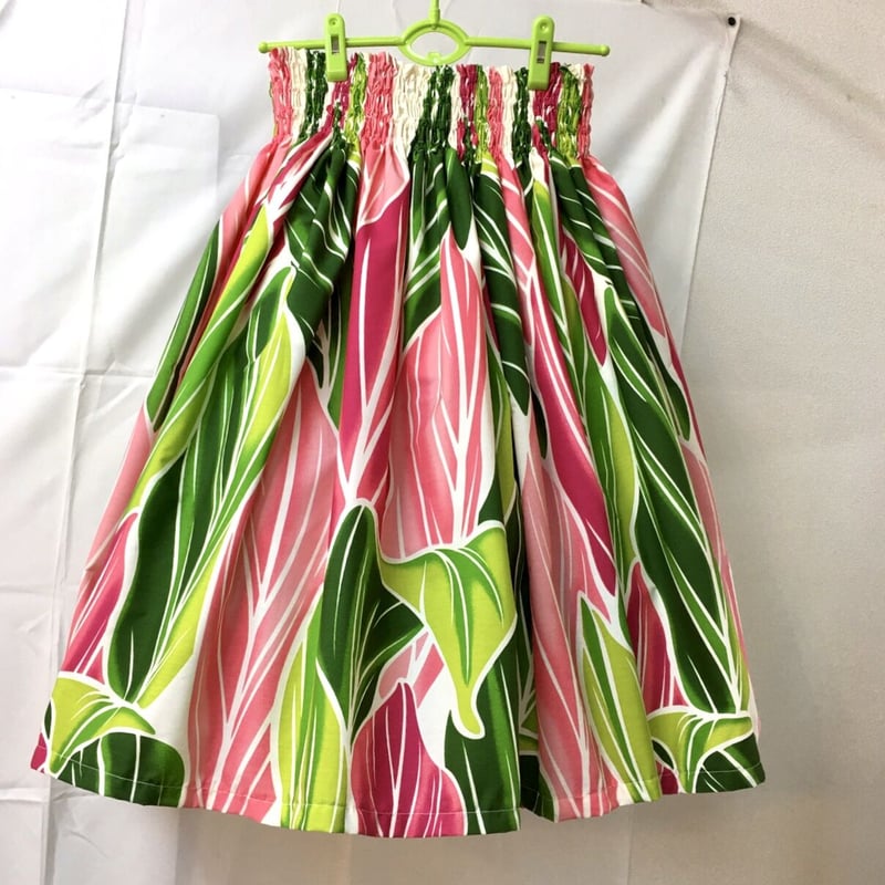 パウスカート/スタンダード】ティーリーフ柄/(ピンク グリーン  