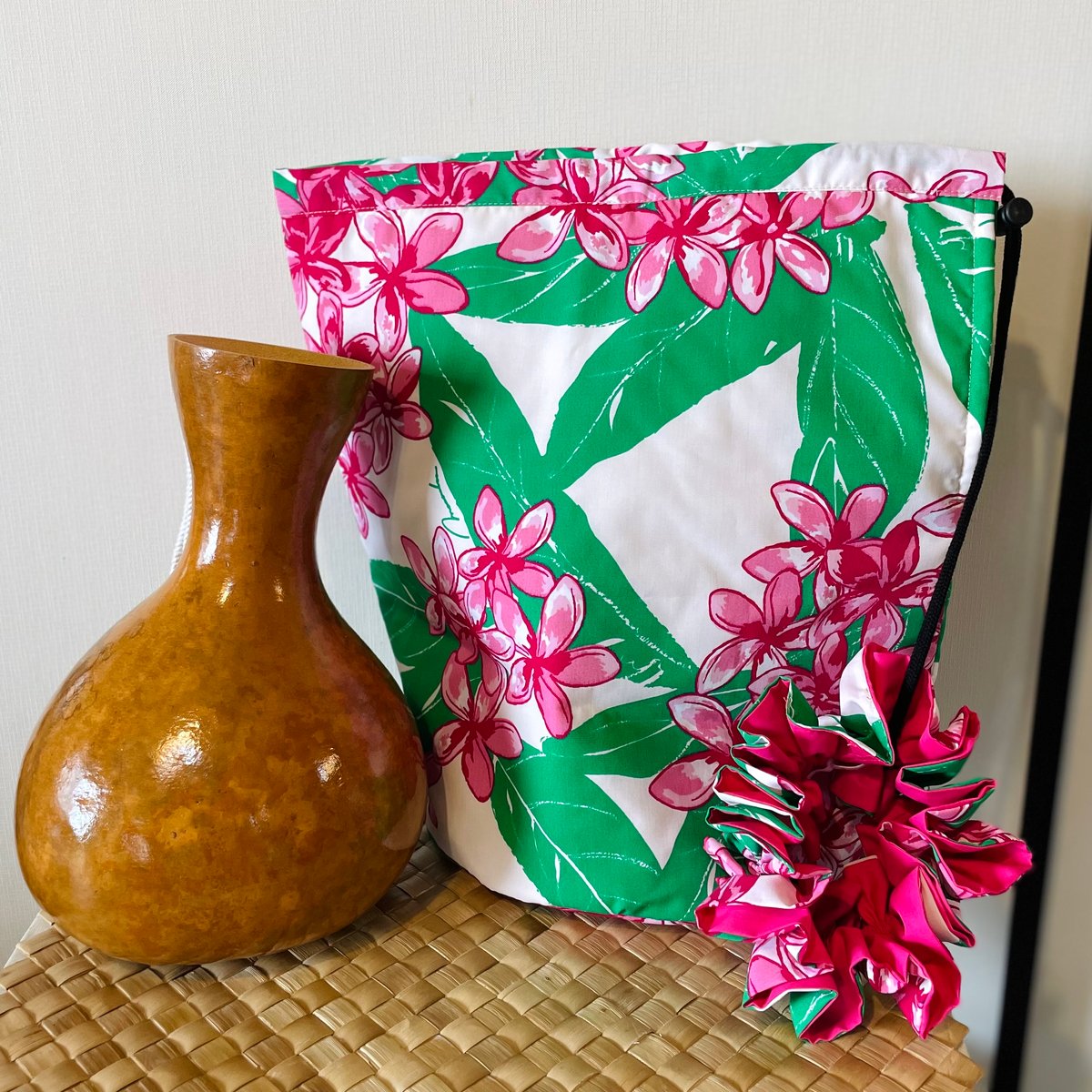 楽器ケース】フリル付き♪ふわふわイプケース＊プルメリア