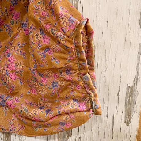 "Saruche" original vintage saree dress [SD2]