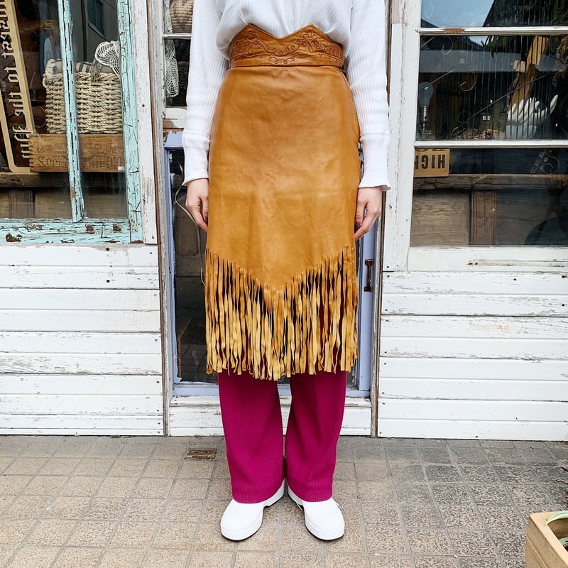 インディアン/フレアースカート/ディアスキン インディアン/フレアースカート/ディアスキン