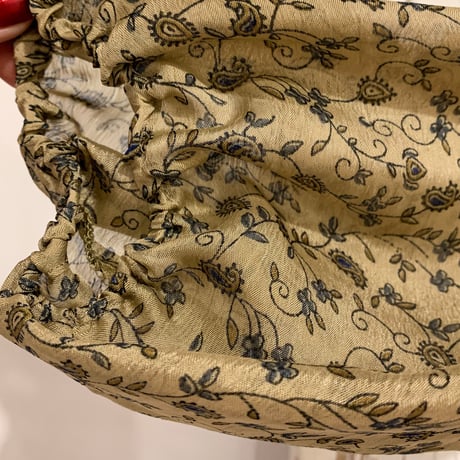 "Saruche" original vintage saree dress [SD1]