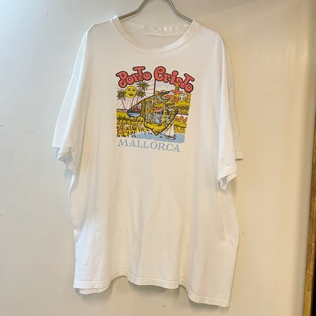 ビーチイラスト プリント T-shirt  [9538]