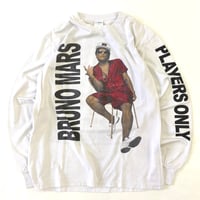 00's Bruno Mars "XXIVK Magic" "3面" LS Tシャツ Sサイズ
