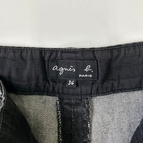 "Women's Size" agnes b. Black Denim Pants