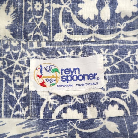 90's Reyn Spooner 総柄 コットン アロハ シャツ