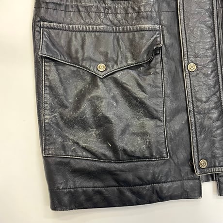 90's～ JUN MEN Sheep Leather Half Coat
