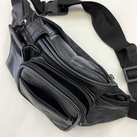 Fake Leather Mini Waist Bag