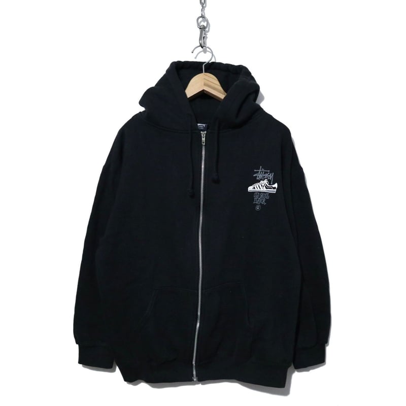 90's後期～ STUSSY フルジップ スウェットパーカー 