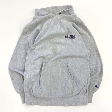 90's CHAMPION RW SWEAT PARKA "WILLIAMS" "両面" "染み込み" XLサイズ USA製