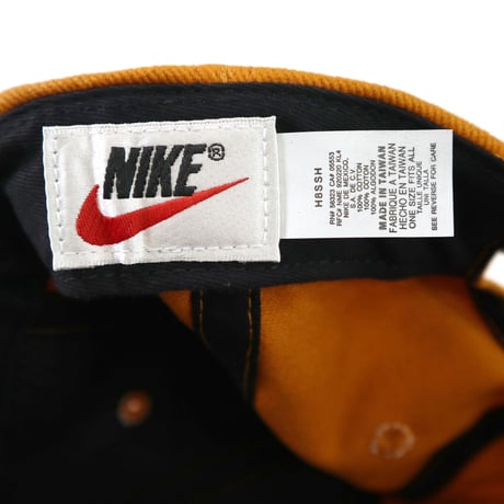 Deadstock 90's NIKE "Emboss&Swoosh" 6-panel Cap
