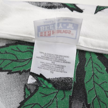 90's～ Hanes "ZIG ZAG&Marijuana" オール オーバー プリント Tシャツ XLサイズ