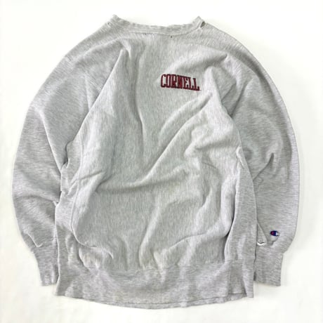 "Rare Size" "boro" 90's CHAMPION RW SWEAT "CORNELL" "両面" XXXLサイズ USA製