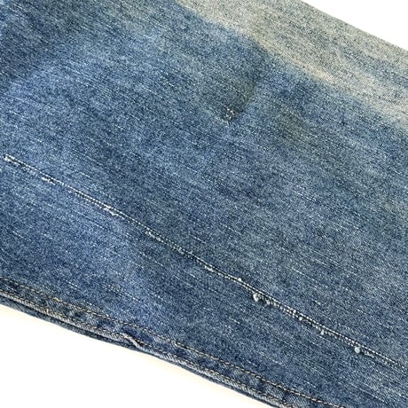 "Super Fade" 70's～ unknown Race Up Denim Shirt (fits XL)
