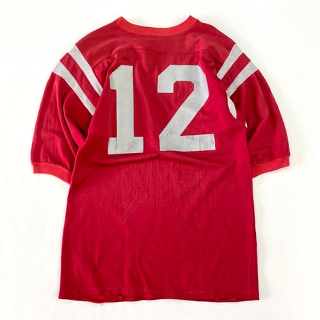 60's CHAMPION "タタキタグ" "12" Football Tee Mサイズ USA製