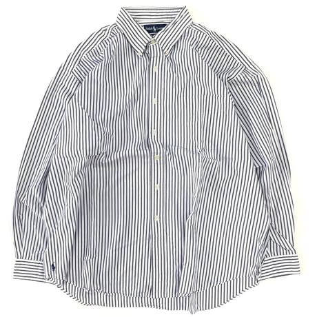 90's Ralph Lauren "BIG SHIRT" BD Stripe Shirt XLサイズ