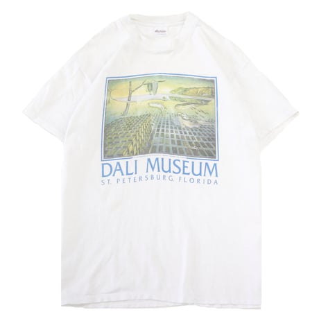 80's～90's Stedman "DALI MUSEUM" プリント Tシャツ Lサイズ USA製