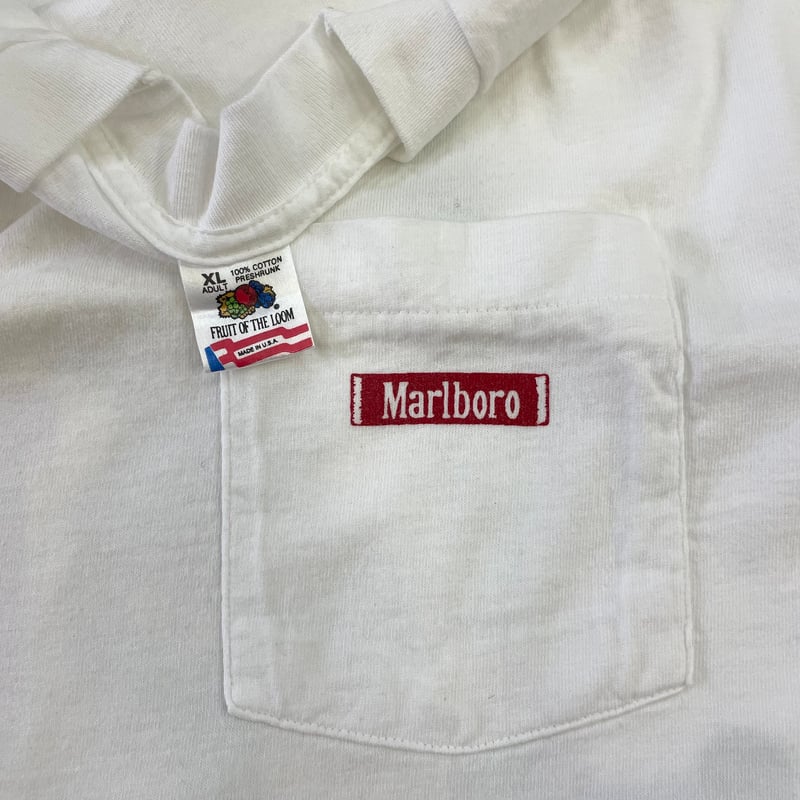 90S USA製 Marlboro FRUIT OF THE LOOM XL 90's Marlboro New Fruit of The Loom Men's T-shirt Size XL