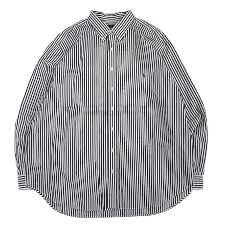 00's Ralph Lauren Stripe BD Shirt 2XBサイズ