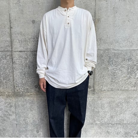 "Big Size" 80's～90's REI Henley Neck Tops XLサイズ USA製