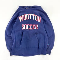 80's CHAMPION RW SWEAT PARKA "WOOTTON SOCCER" Lサイズ USA製